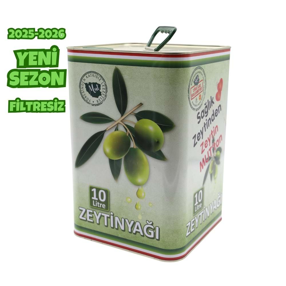 Naturel Birinci Zeytinyağı Teneke 10 Lt